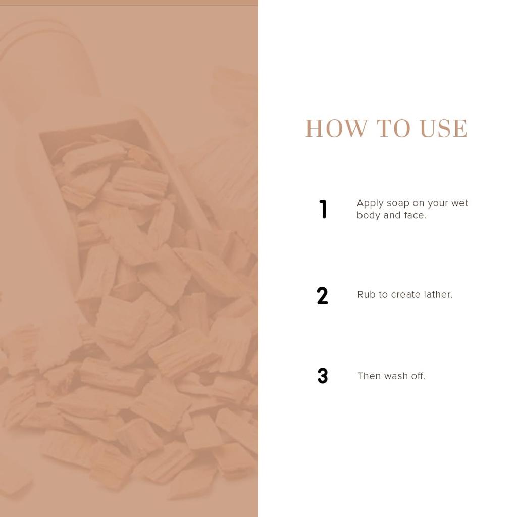 Khadi Natural Sandalwood Handmade Bath Soap For Hydrated Glowing Skin All Skin Types 125 g x Pack Of 4 Moisturizing Bar