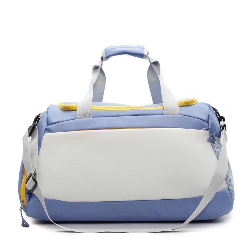 Trendy Water-Repellent Travel Bag with Shoe Compartment for Swimming and Fitness - Single Shoulder Crossbody with Large Capacity