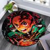 Demon Slayer Kimetsu no Yaiba,Round Area Rug,Carpet Rug for Living Room Bedroom Sofa Playroom Decor,Non-slip Floor Mat