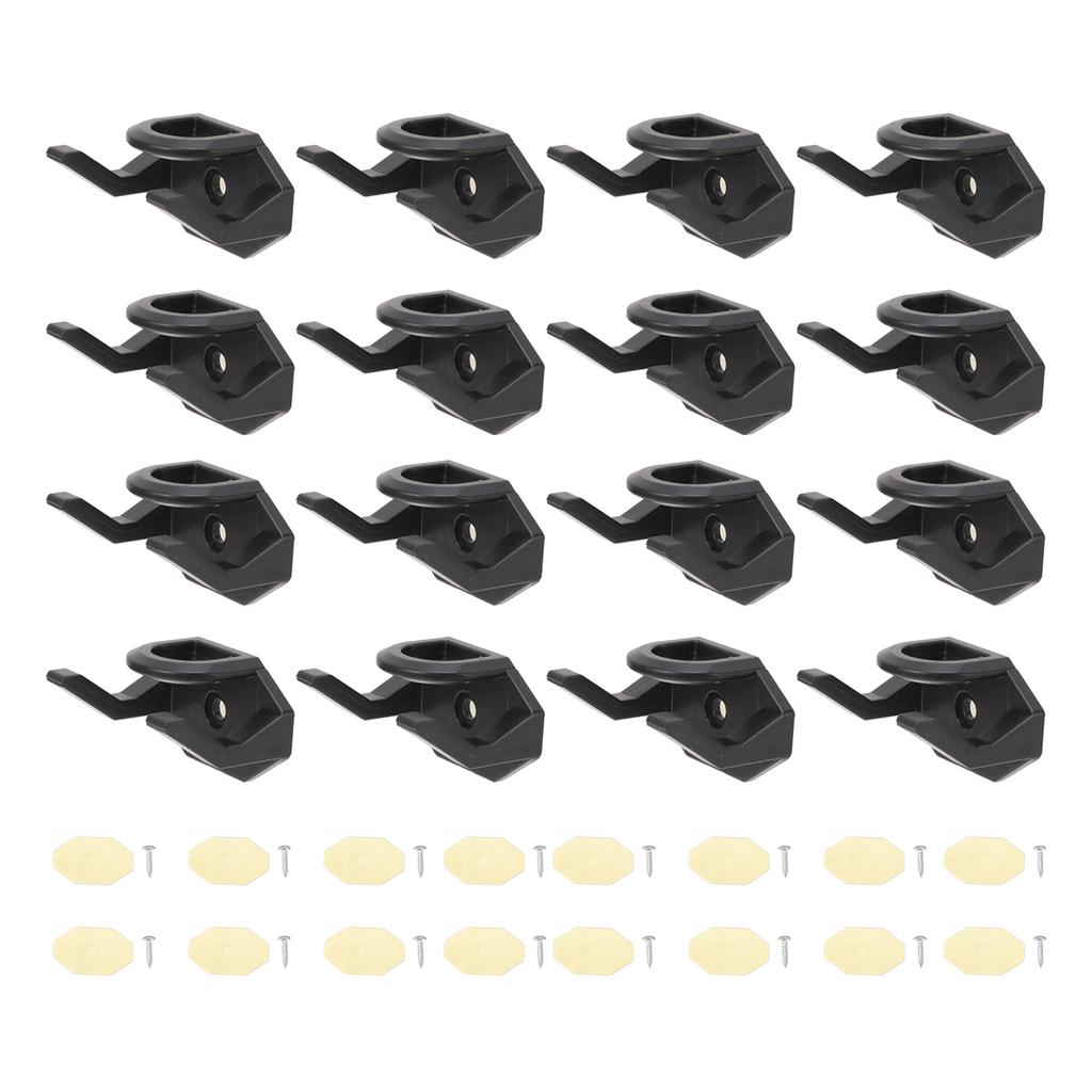 16PCS Hat Hooks Universal Baseball Caps Hat Hook Adhesive Hat Rack Display Hooks for Wall Home