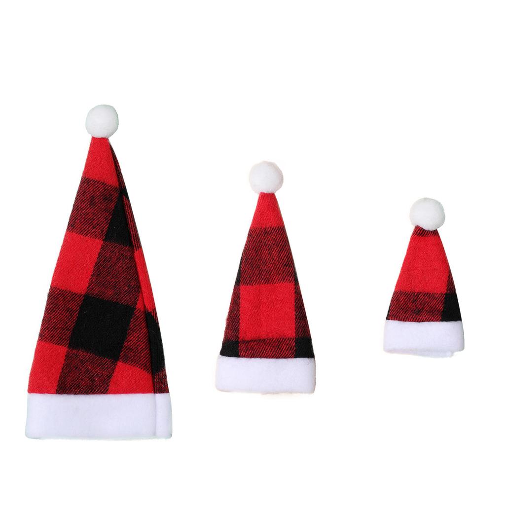 Christmas Santa Hat Knife Fork Holder Cutlery Cover Organizer Supplies for Wedding Birthday Party Dining Table Decor