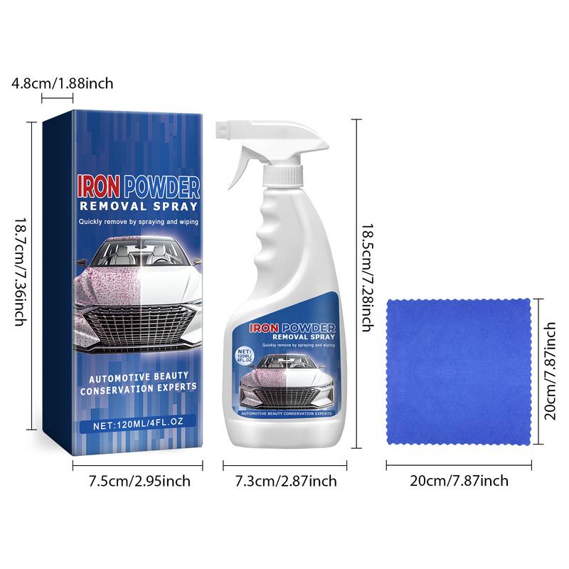 Rust Stain Remover Bathroom Multifunctional Metal Rust Remover 120ml Automotive Rust Remover Iron Rust Remover Spray For Car
