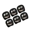 090E Whimsical Face Headrest Protectors Machine Washable Polyester Universal Car Accessories Sun Damage Prevention
