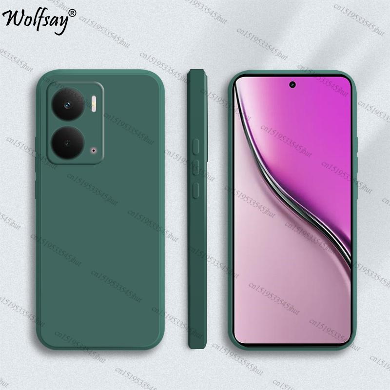 

Чехол для Realme P3 Ударопрочный Оригинальный Жидкий Силиконовый Чехол-накладка для Realme P3 Чехол для Realme P3 5G TPU Funda 6,67 дюйма Realme P3