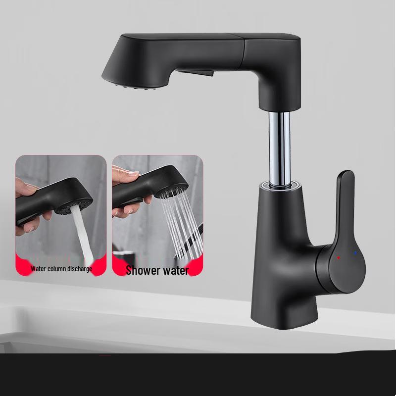 TLXT Rotating Pull-Out Basin Faucet