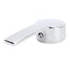 Zinc Alloy Faucet Handle 35mm Valve Core Hot Cold Water Water Tap Handle Single Lever Chrome Finish Faucet Lever Kitchen