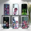 M-Milky S-Subway Anime Phone Case For Samsung Galaxy A73,A72,A71,A70,A53,A52,A51,Others Soft Black Cover