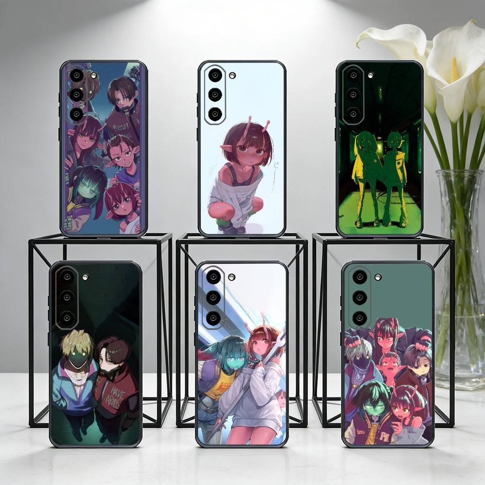M-Milky S-Subway Anime Phone Case For Samsung Galaxy A73,A72,A71,A70,A53,A52,A51,Others Soft Black Cover