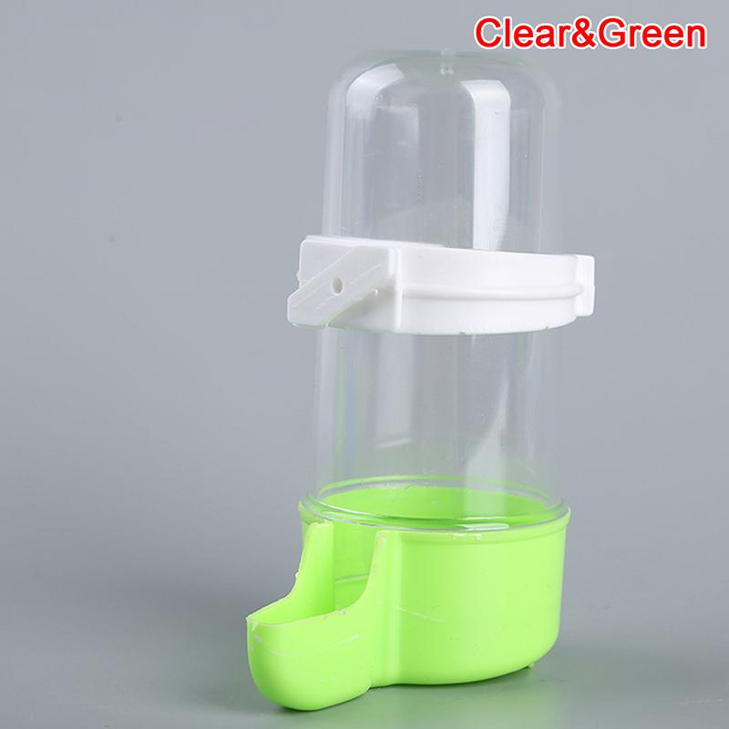 High Quality 1Pc Bird Feeder Plastic Food Water Feeding Automatic Drinker Parrot Pet Dispenser Drinking Cup Bowls Parrot Cage