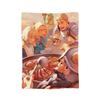 Dungeon Meshi Marcille Laios Flanelldecke Lecker im Verlies Lustige Überwurfdecke für Zuhause Hotel Sofa 200x150cm Teppichstück,
