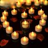 Flameless LED Candlelight Battery Powered Suitable for Christmas, Halloween, Home, Wedding, Party, Valentine's Day Desktop Decoration