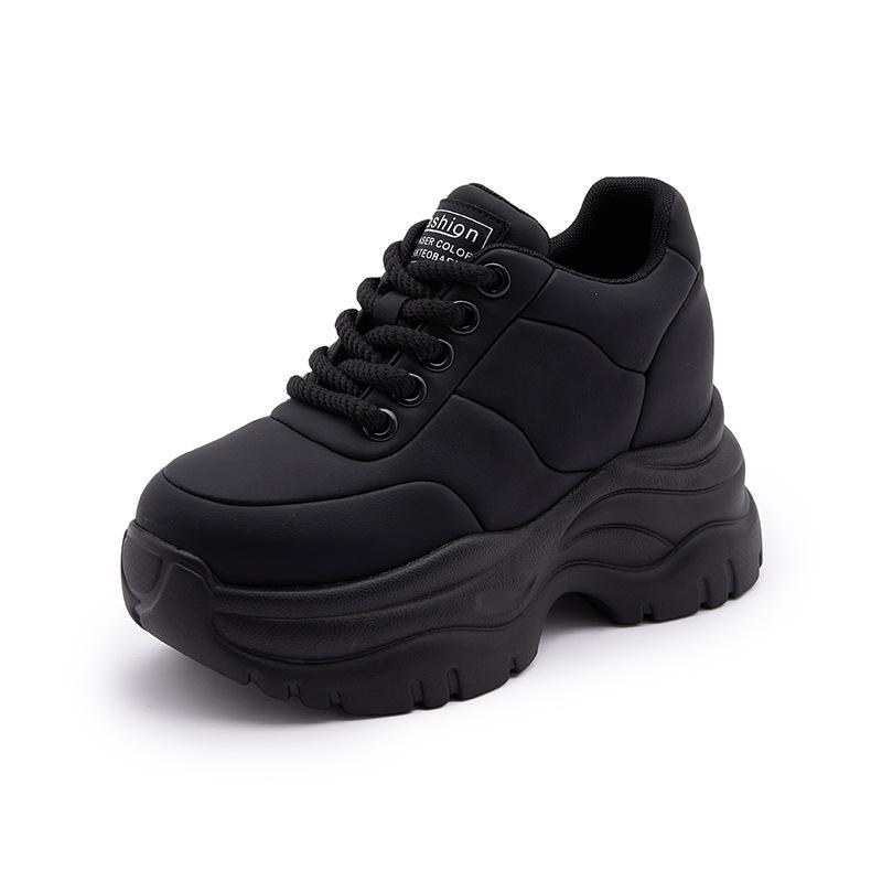 Platform dad shoes women's 2025 spring new versatile casual sports shoes bread shoes small inner height increase women's shoes