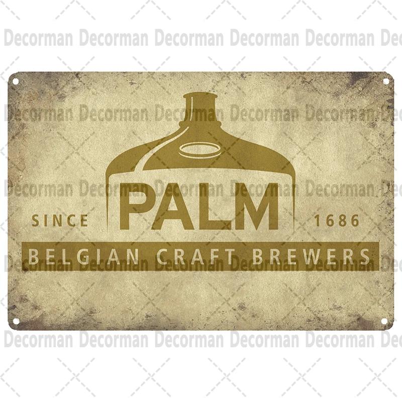 [ Mike86 ] Birra Belga PALM FILOU Cartello Metallico Poster Pittura Negozio Pub Decorazione LTA-3187 20*30 CM decoro vintage