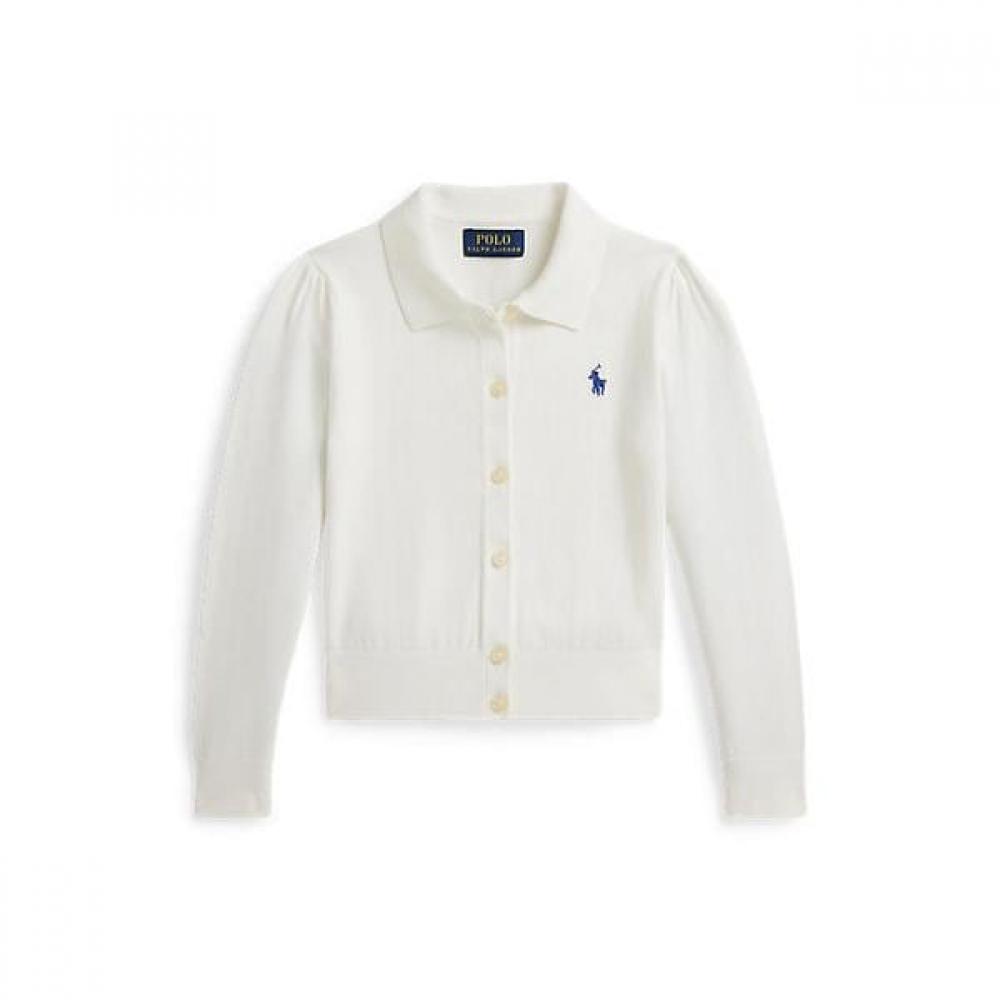 Polo Ralph Lauren Girls Cold Cotton Polo Cardigan 2 6 Years Cwposwer6820590100 2