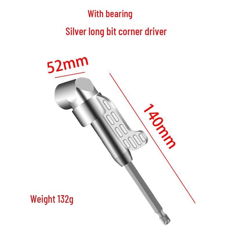 Universal Angle Extension: Electric Screwdriver Drill & Bit Set (90/105 Degree).