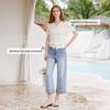 Women's Lyocell Lightweight V-Neck Knit Short-Sleeved Cardigan