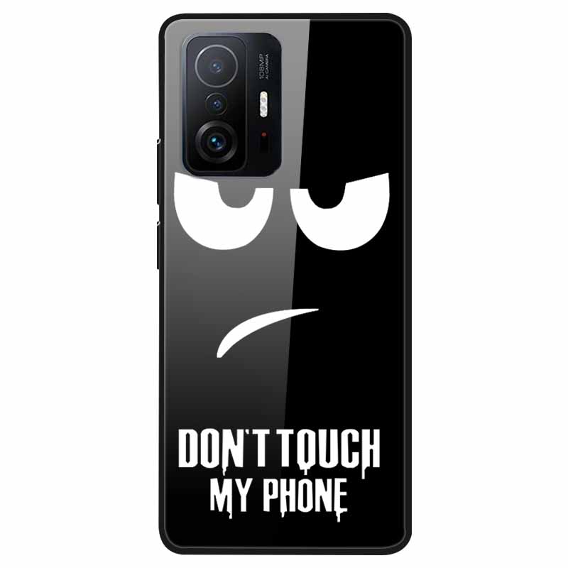 Tempered Glass Case For Xiaomi 11T Cover 6.67 Cool Bumper Hard glass Case For Xiaomi 11T Pro Case Mi 11T Pro Mi11T Capa Shells