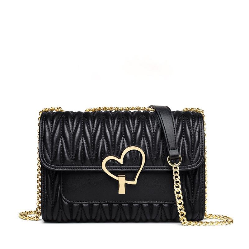 Fashion Bag Women's Bag Summer Casual Chain Small Bag Cowhide Crossbody Bag Genuine Leather