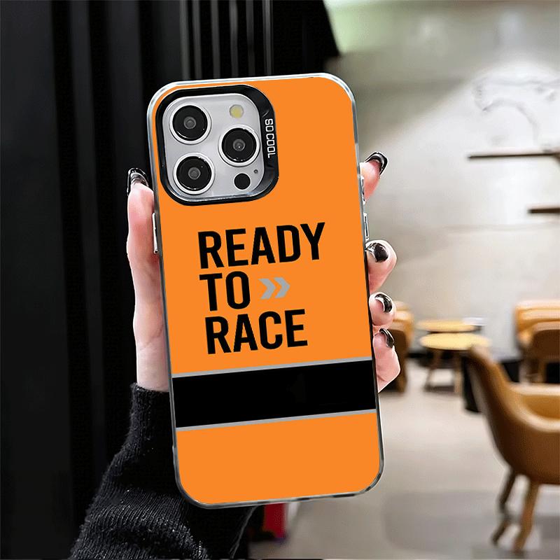 Ready To Race Shockproof Phone Case for iPhone 17 Air 16 16E 15 Pro Max 14 Plus 13 Mini 12 Back Cover Anti Fall Fundas
