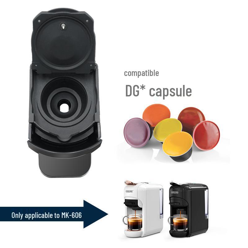 Máquina de Cápsulas de Café CAFELFFE: Cafeteira Doméstica Compatível para Pó de Café e Múltiplas Cápsulas