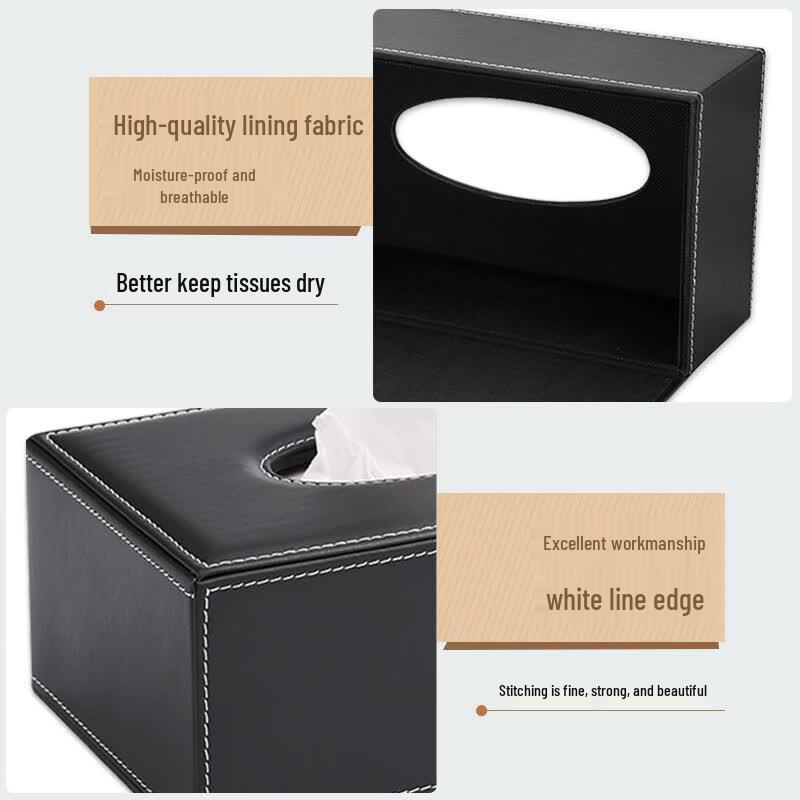 RYZH Multifunctional Leather Desktop Organizer