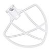 Coated Flat Beater Replacement Dough Mixing Paddle for 5.5-6QT Stand Mixer Efficient Metal Mixing Attachments Durable