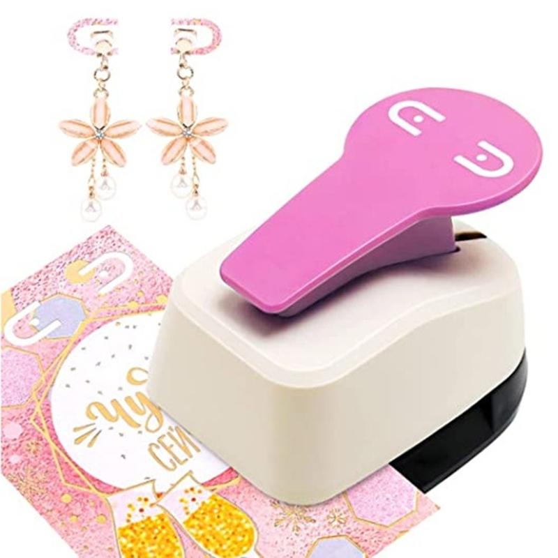 Professioneller Bastel Lochschneider DIY Prägestempel Plastik Prägegerät Schmuck Karten Bastelwerkzeuge für Schmuck