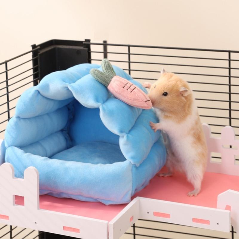 Lovely Small Animal Houses for Hamsters Rabbits And Birds Decorative Homes Pet Nest Breathable Bed