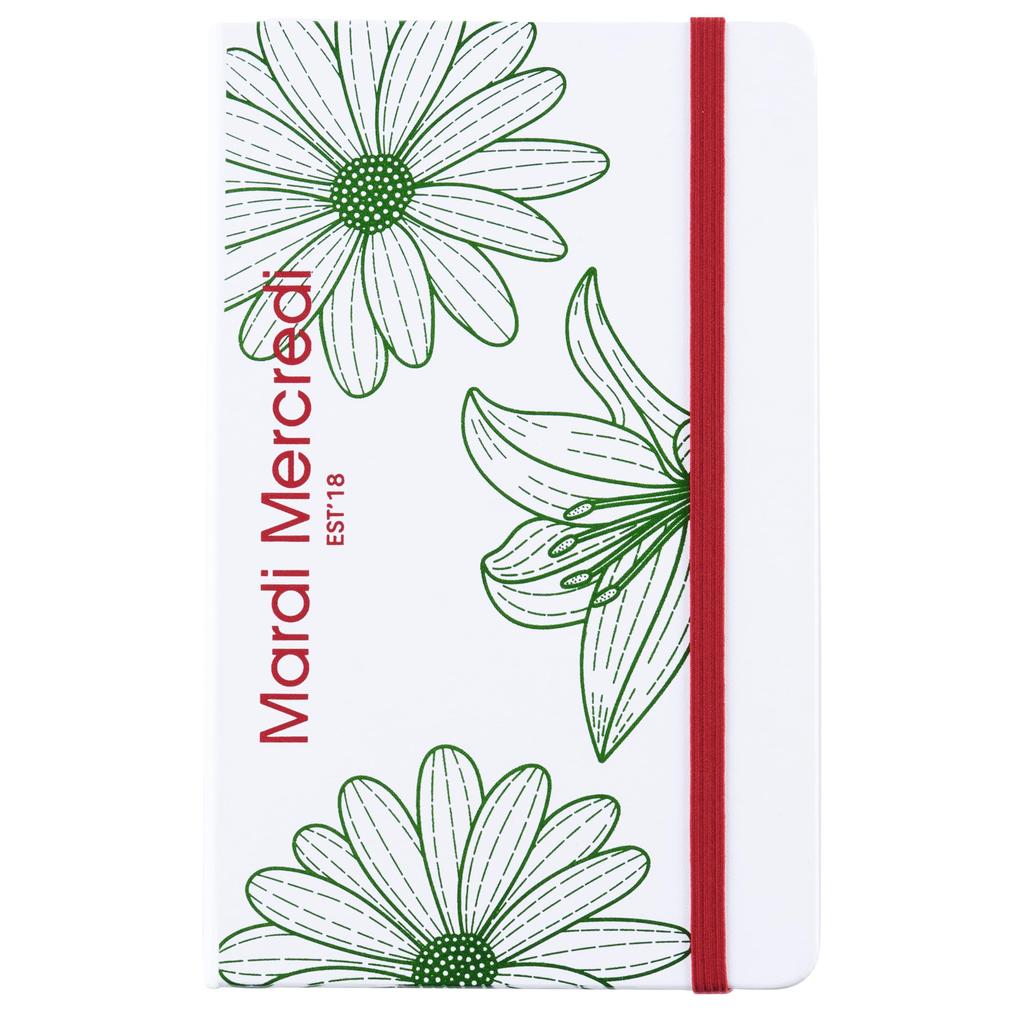 Moleskine X Mardi Mercredi Notebook, Hardcover, Horizontally Ruled, Large Size (13cm X 21cm), White, SENTBHL6625MI