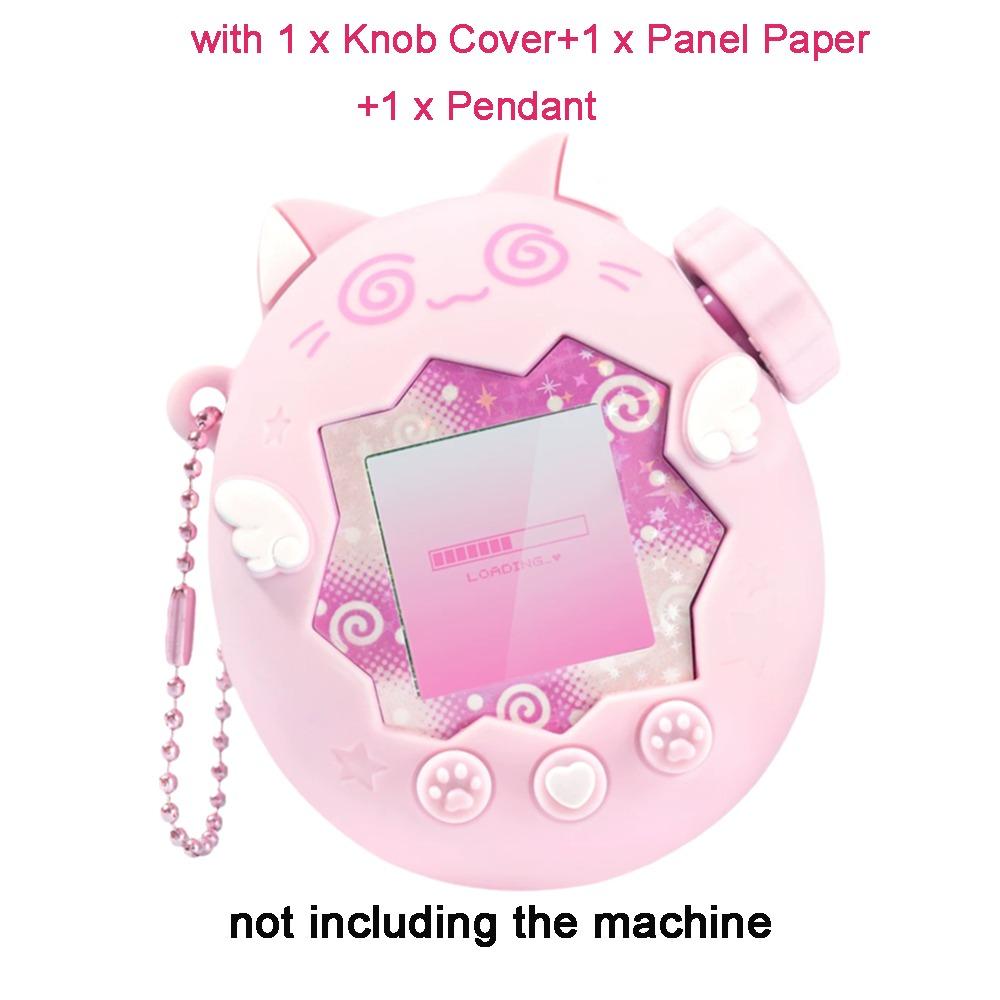 With a Knob Cover Protective Shell for Tamagotchi Paradise Electronic Pets Game Toys