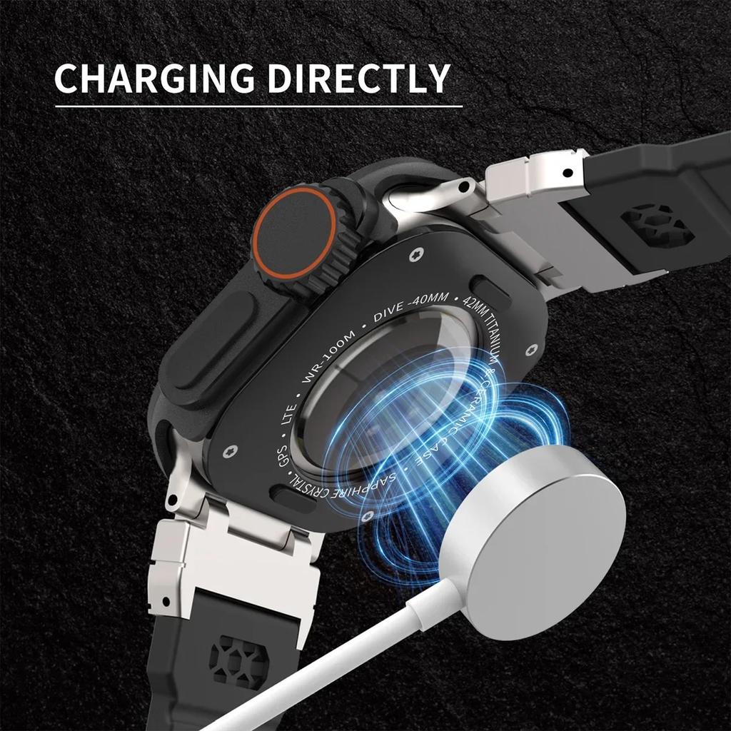 Metal Case for Apple Watch Series 11 46mm 42mm Upgrade Ultra 3 49mm Zinc Alloy Hard Protective Cover for Iwatch Series 10 42/46