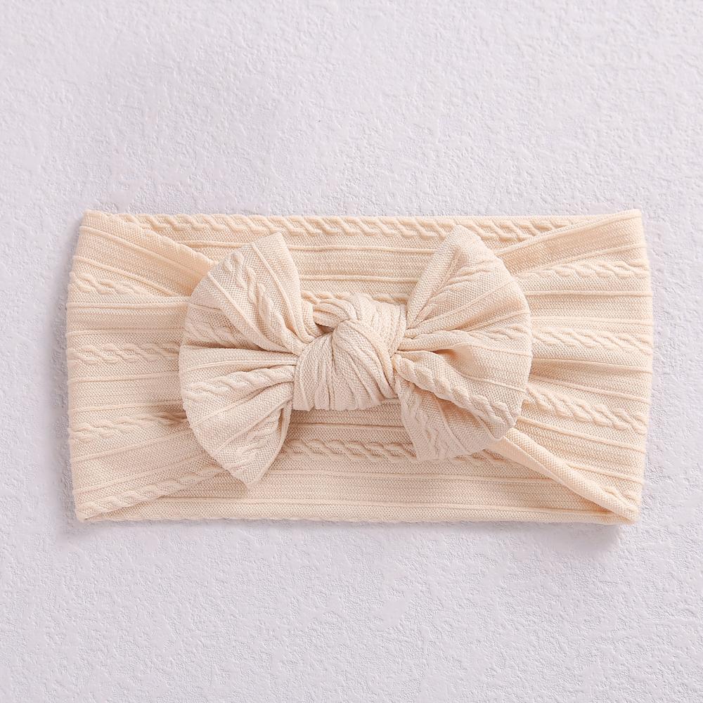 1 Pezzo Fascia per Testa Neonato per Bambine Lavorata a Maglia Elastica Turbante per Bambini Fiocchi per Bambini Morbido Nylon Cappelli per Bambini Accessori per Capelli 32 Colori