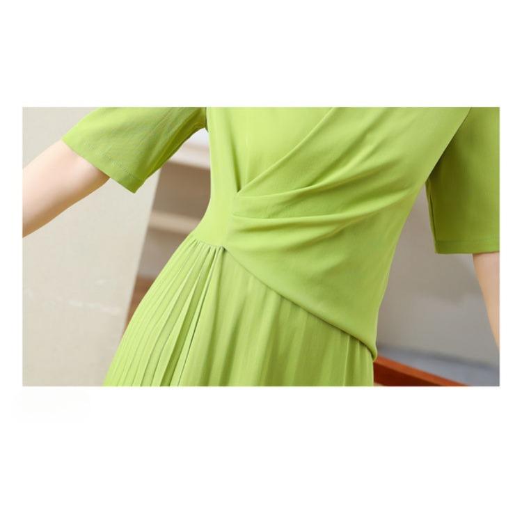 Luxury French Summer Dress for Women Plus Size Slim Fit Elegant Flowy Chiffon Maxi Dress