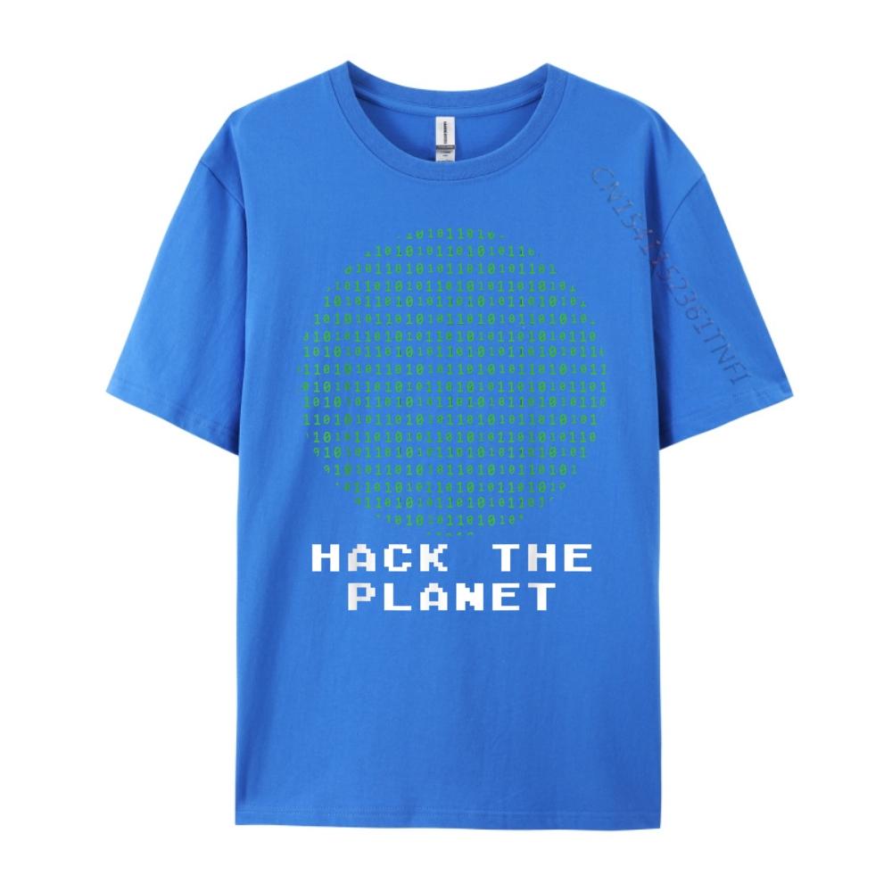 Hack The Planet Binary Code Computer Hacking Coding Hacker Graphic Shirts Men Youth Clothes Gothic Style