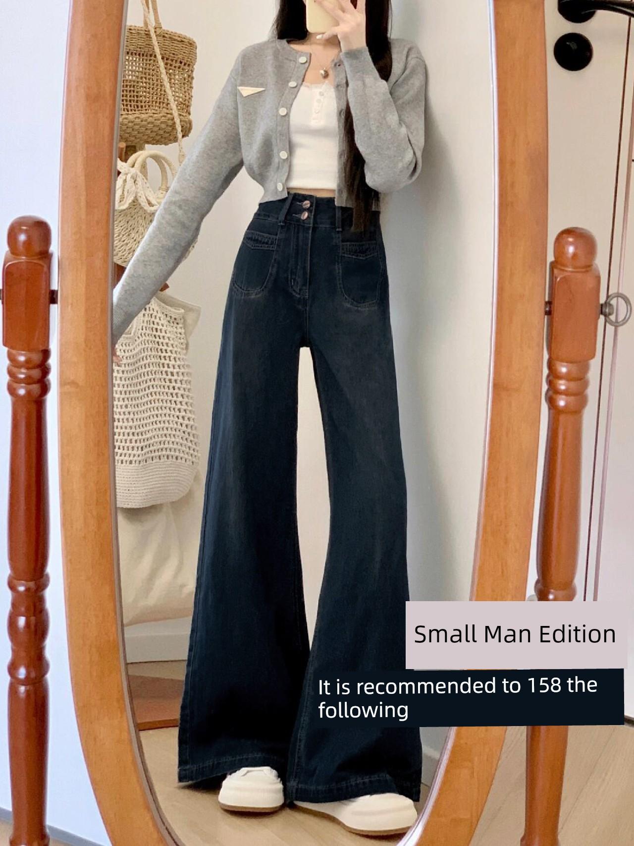 mm Retro Blue Autumn Fat Sister Cover Denim 3XL