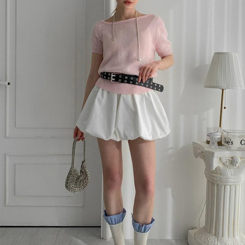 

Пояс с люверсами и двойной пряжкой VASCARA (2colors) - VBELT_002 WHITE