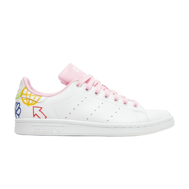 Adidas Wmns Stan Smith Doodle - White Pink 36