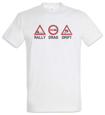 Rally Drag Drift Mens T-Shirt Race Racing Car Driver Racer Cyclist Love Petrol