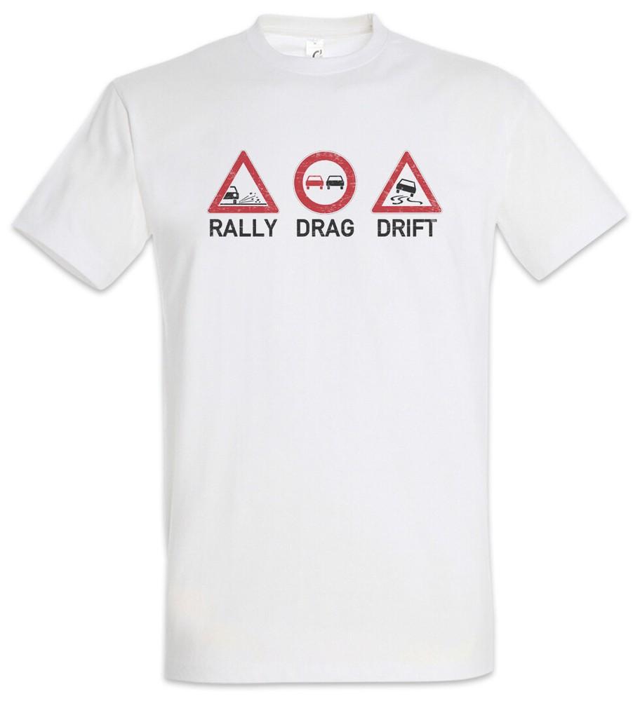 

Rally Drag Drift Mens T-Shirt Race Racing Car Driver Racer Cyclist Love Petrol L