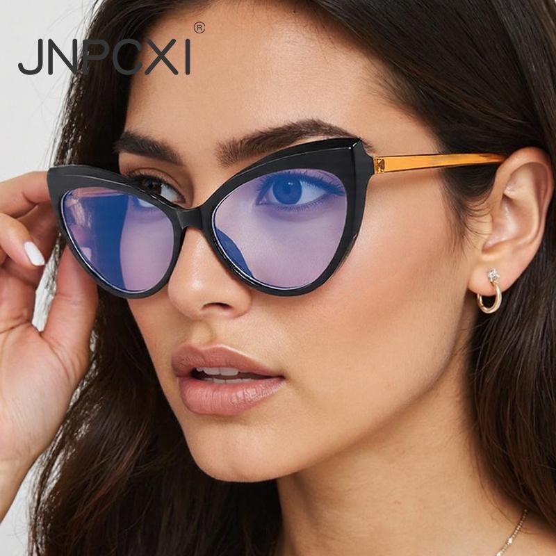  New Cat Eye Glasses Frames Women Optical Fashion Anti Blue Light Computer Glasses