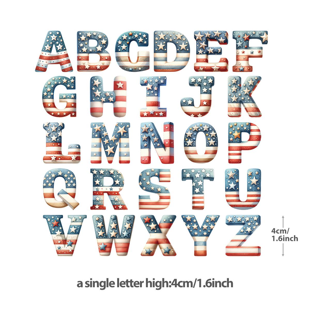 

Различные буквы А-Я, наклейки для одежды, милые животные, флаг, теплопередача, аксессуар для одежды, нашивки «сделай сам» для рюкзака, куклы