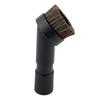 Vacuum Cleaner Round Brush Adapter Black Round Brush Soft Bristles 1 Set