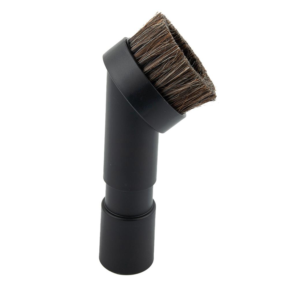 Vacuum Cleaner Round Brush Adapter Black Round Brush Soft Bristles 1 Set