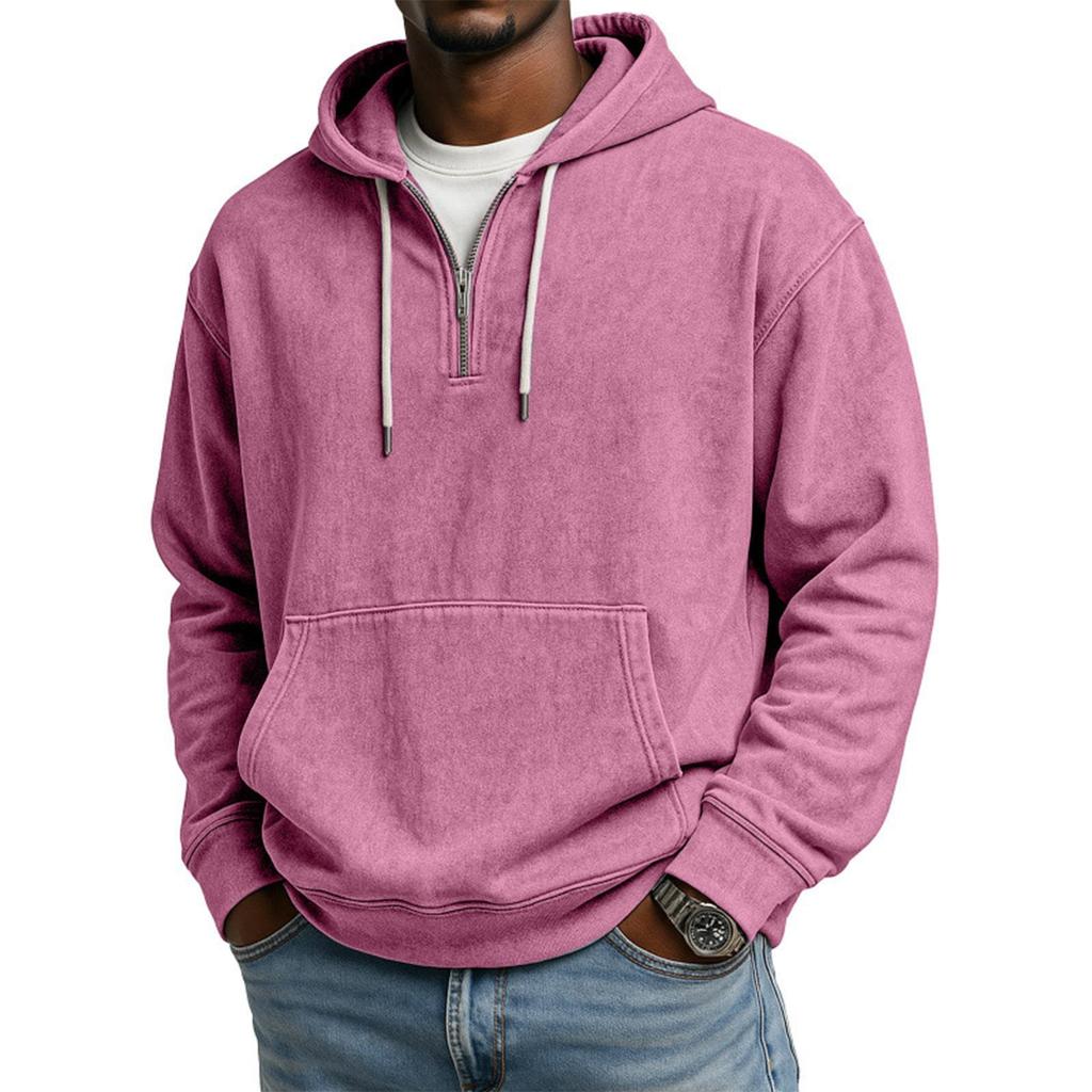 Men's 1/4-Zip Hooded Sweatshirt