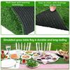 Artificial Grass Table Runner Soft Faux Grass Table Cloth DIY Grass Tabletop Decoration Anti-Shedding Artificial Grass