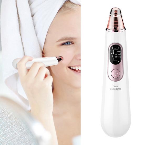 Blackhead Remover Strong Suction Power LCD Screen Three Modes Pore Cleaner Rechargeable