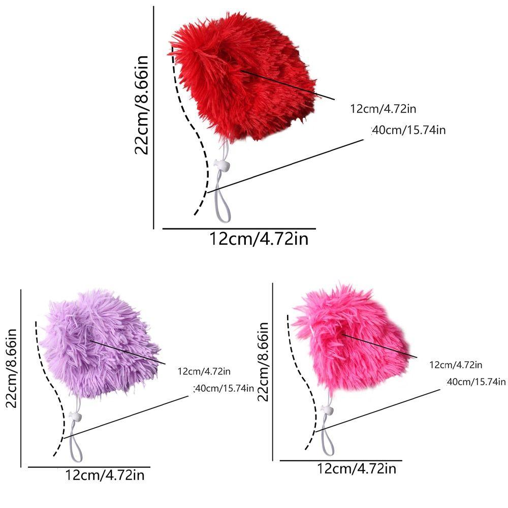 Polyester Pet Cat Wigs Cartoon Dog Hairpiece Party Dress-Up Dog Cosplay Hat  Photo Props