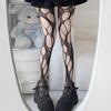 Holey Irregular Fishnet Tights - Y2K Punk Subculture Style for Hot Girl