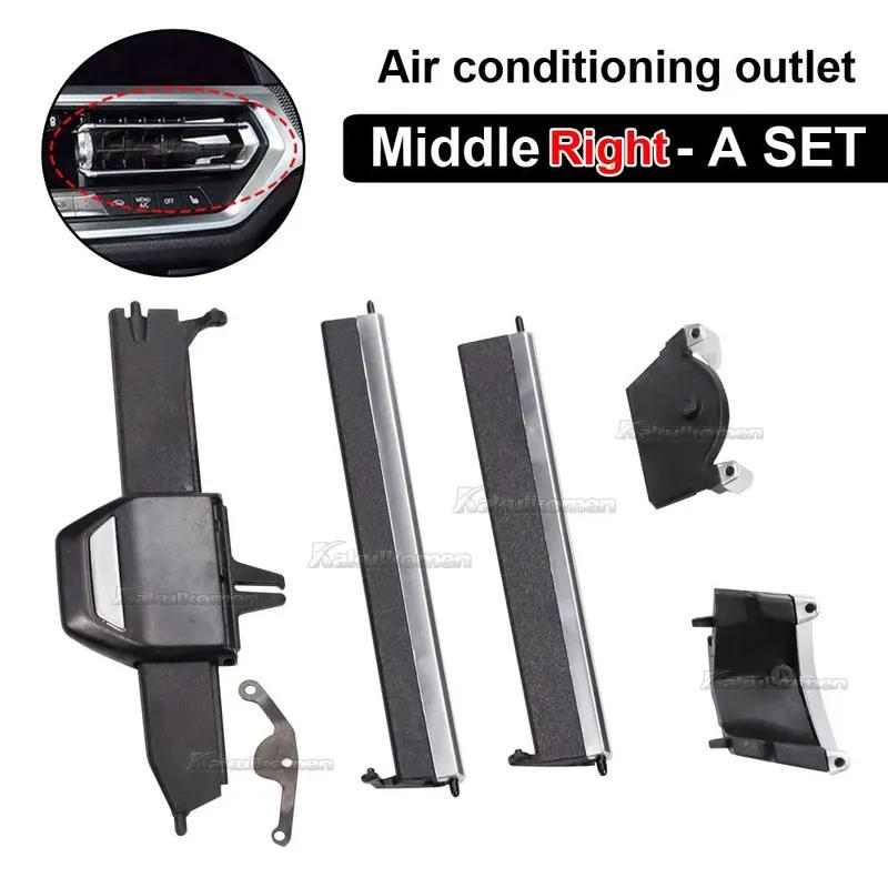 Car Dashboard Middle Air Conditioner AC Vent Outlet Grill Repair Kit Left&Right For BMW 2 3 4 Z4 Series F40 F44 G20 G28 G29 G01