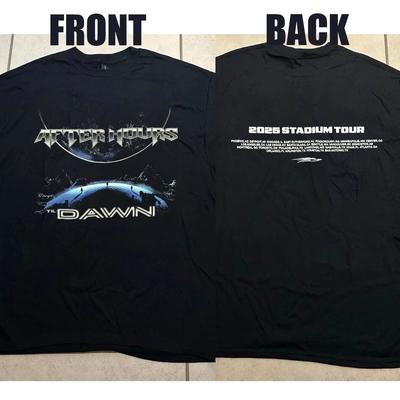 NEW! The Weeknd After Hours Til Dawn Tour Merch T-Shirt All Size, REPRINT